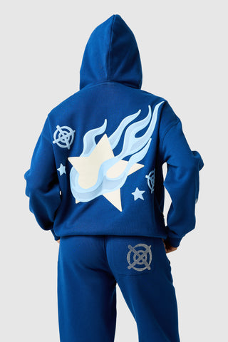 Womens Shoot For The Stars Tracksuit - Ocean Navy