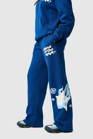 Womens Shoot For The Stars Tracksuit - Ocean Navy