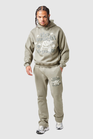 World Is Yours Tracksuit - Khaki