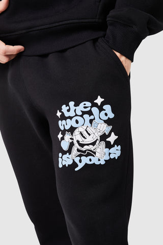 World Is Yours Jogger - Zwart