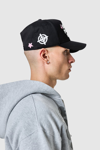 Shoot For The Stars Trucker Cap - Black