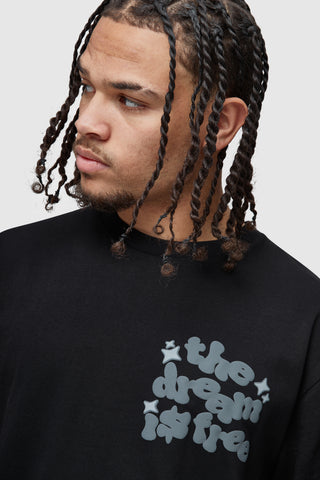 Dream Is Free 2.0 T-shirt - Zwart