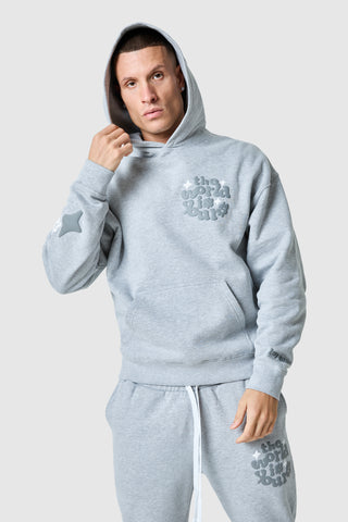 World Is Yours Tracksuit 2.0 - Grey Marl