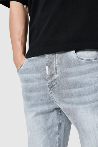 Stacked Jean - Light Grey