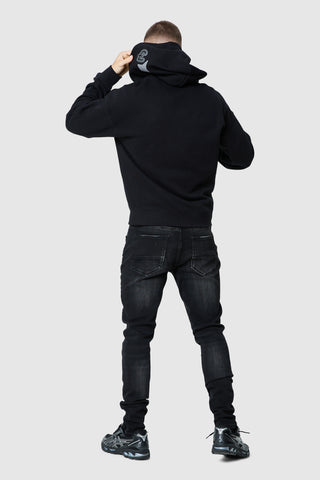 World Is Yours Zip Hood - Black