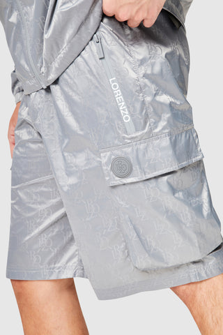 Monogram Short - Grijs