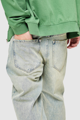 Rigid Straight Jean - Dune Blue