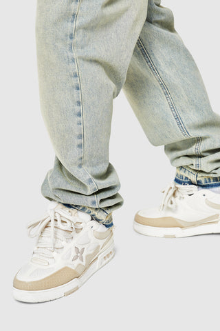 Rigid Straight Jean - Dune Blue