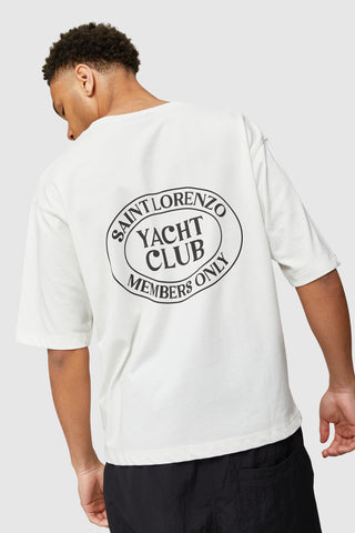 LORENZO YACHT CLUB TEE - WHITE