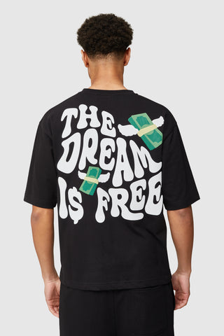 DREAM IS FREE TEE - BLACK