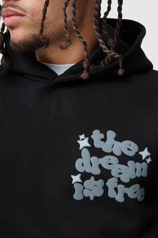 DREAM IS FREE HOOD 2.0- BLACK