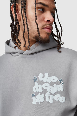 DREAM IS FREE HOOD 2.0 - GREY