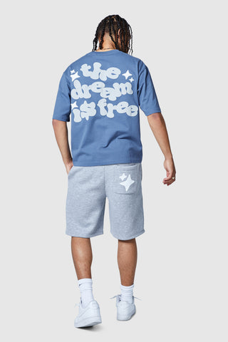 Dream Is Free 2.0 T-shirt - Blauwe camouflage