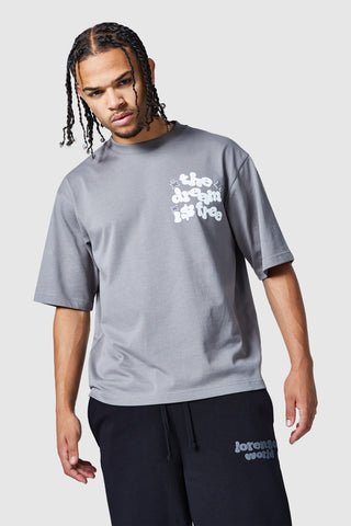 Dream Is Free 2.0 T-shirt - Blauwe camouflage