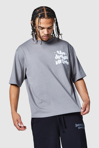 Dream Is Free 2.0 T-shirt - Blauwe camouflage