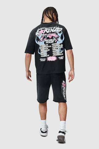 World Tour T-shirt - Zwart