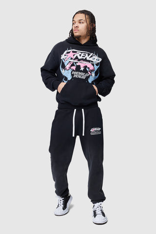 World Tour Hood - Zwart