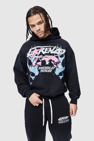 World Tour Hood - Zwart