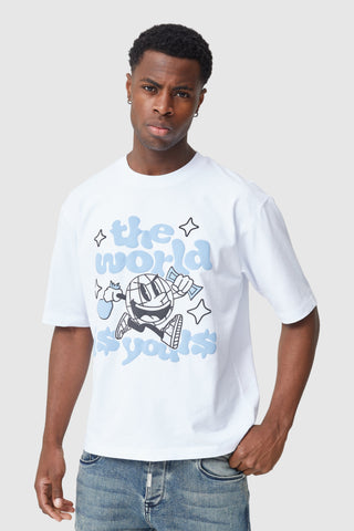 World Is Yours Twinset - White