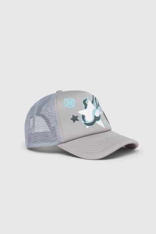 Target Trucker Cap - Moon Grey