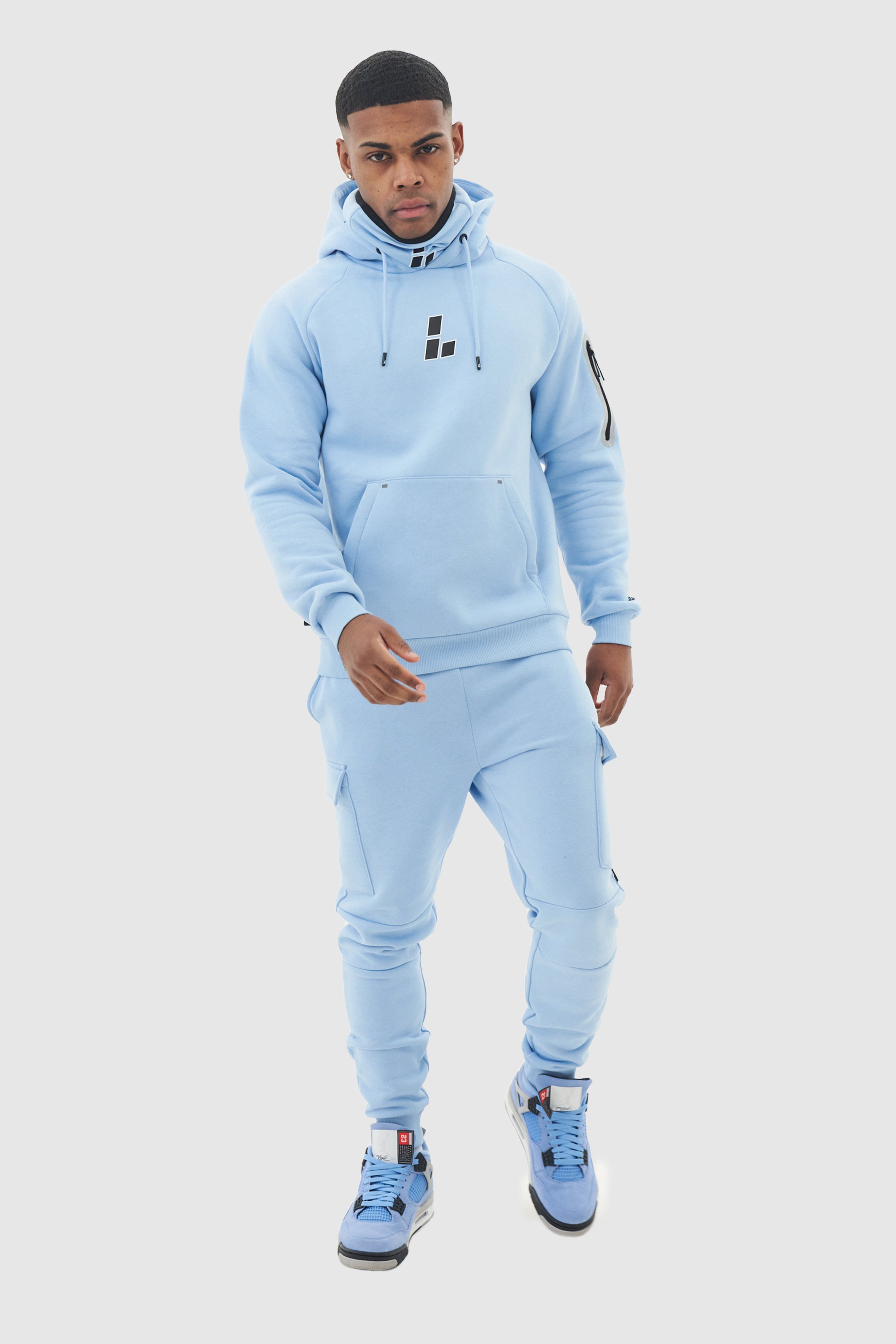 Blue tracksuit hotsell